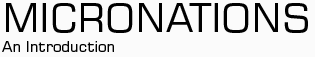 Sleepy Brain: Micronations